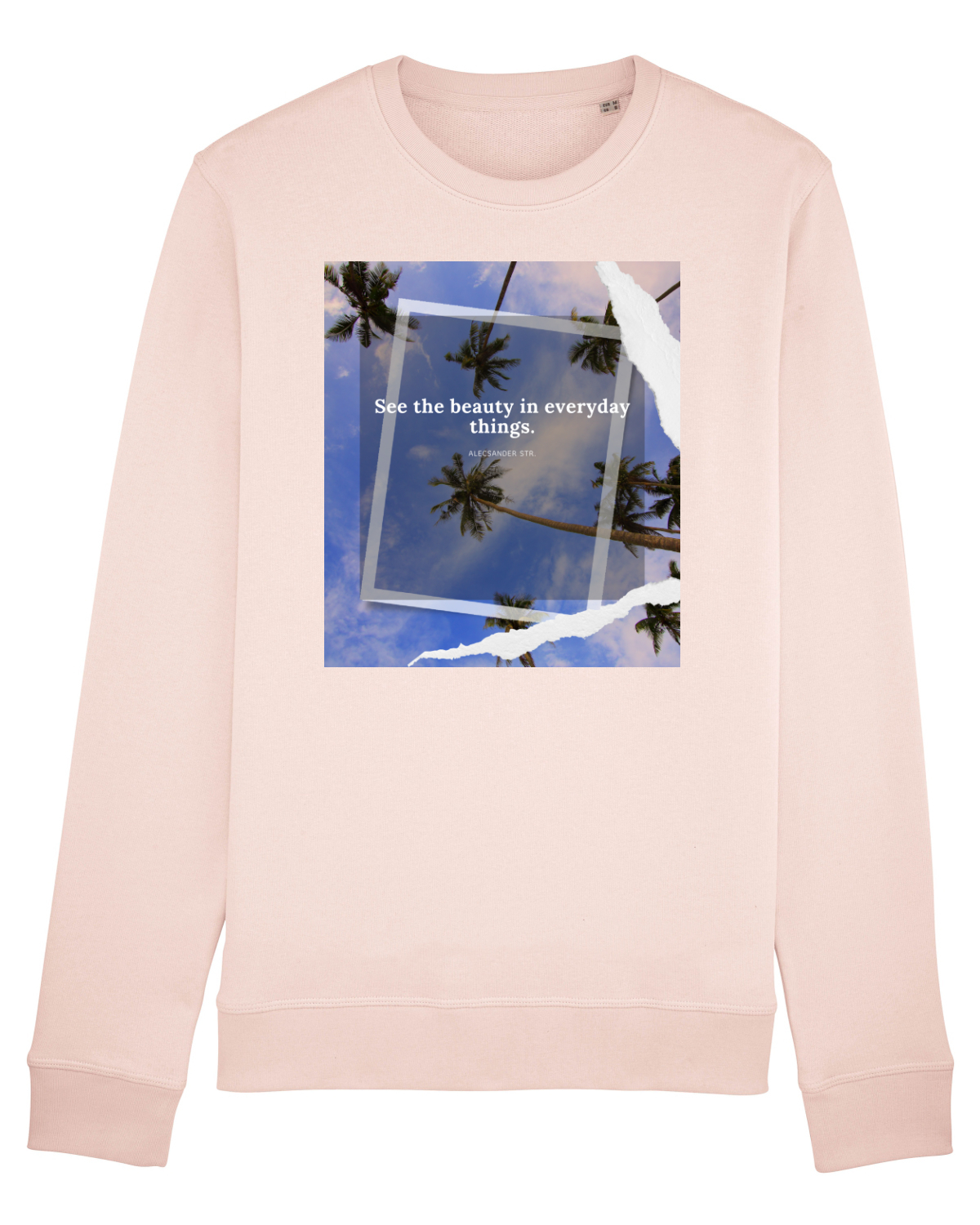 Bluză mânecă lungă Unisex Rise Candy Pink