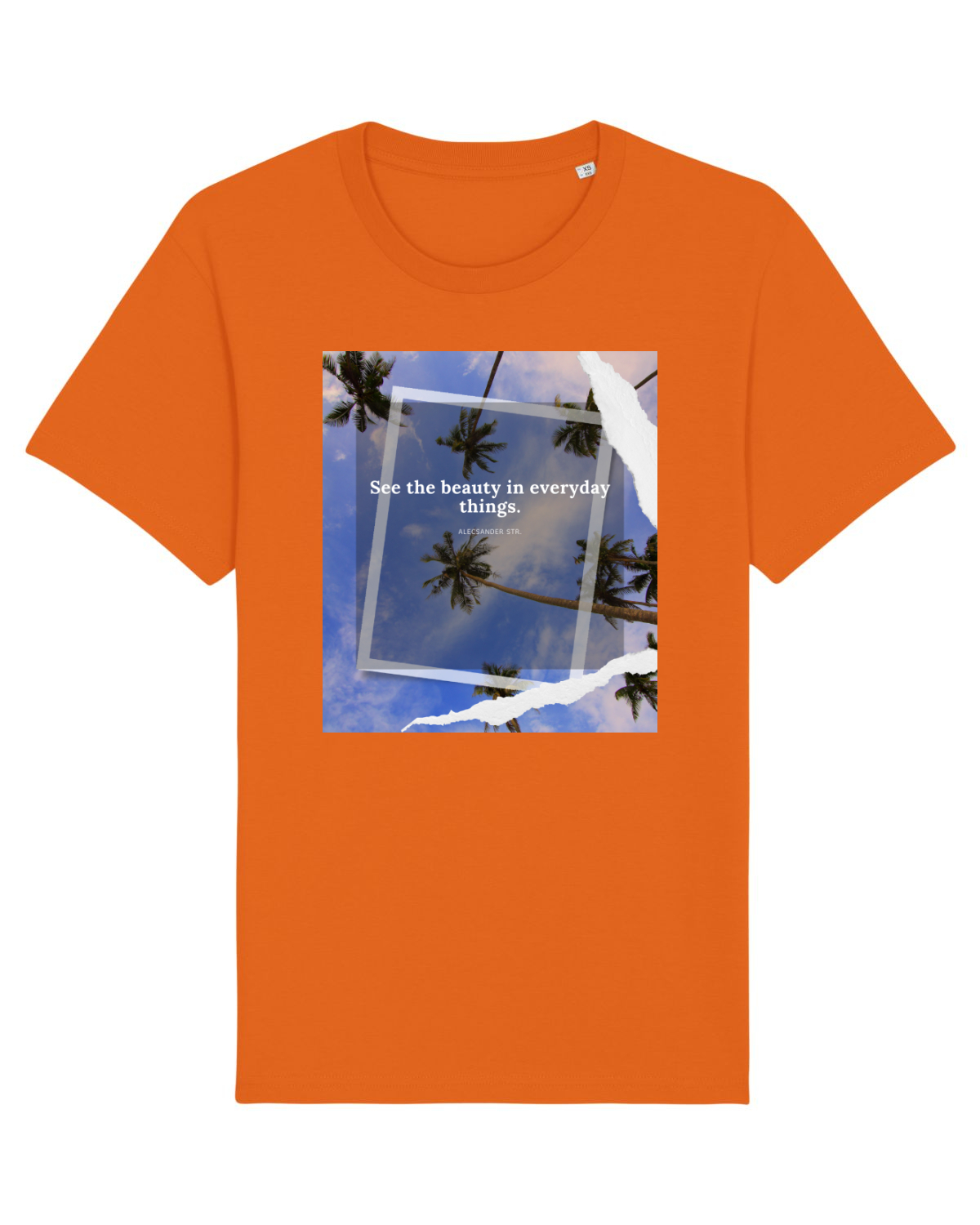 Tricou mânecă scurtă Unisex Rocker Bright Orange