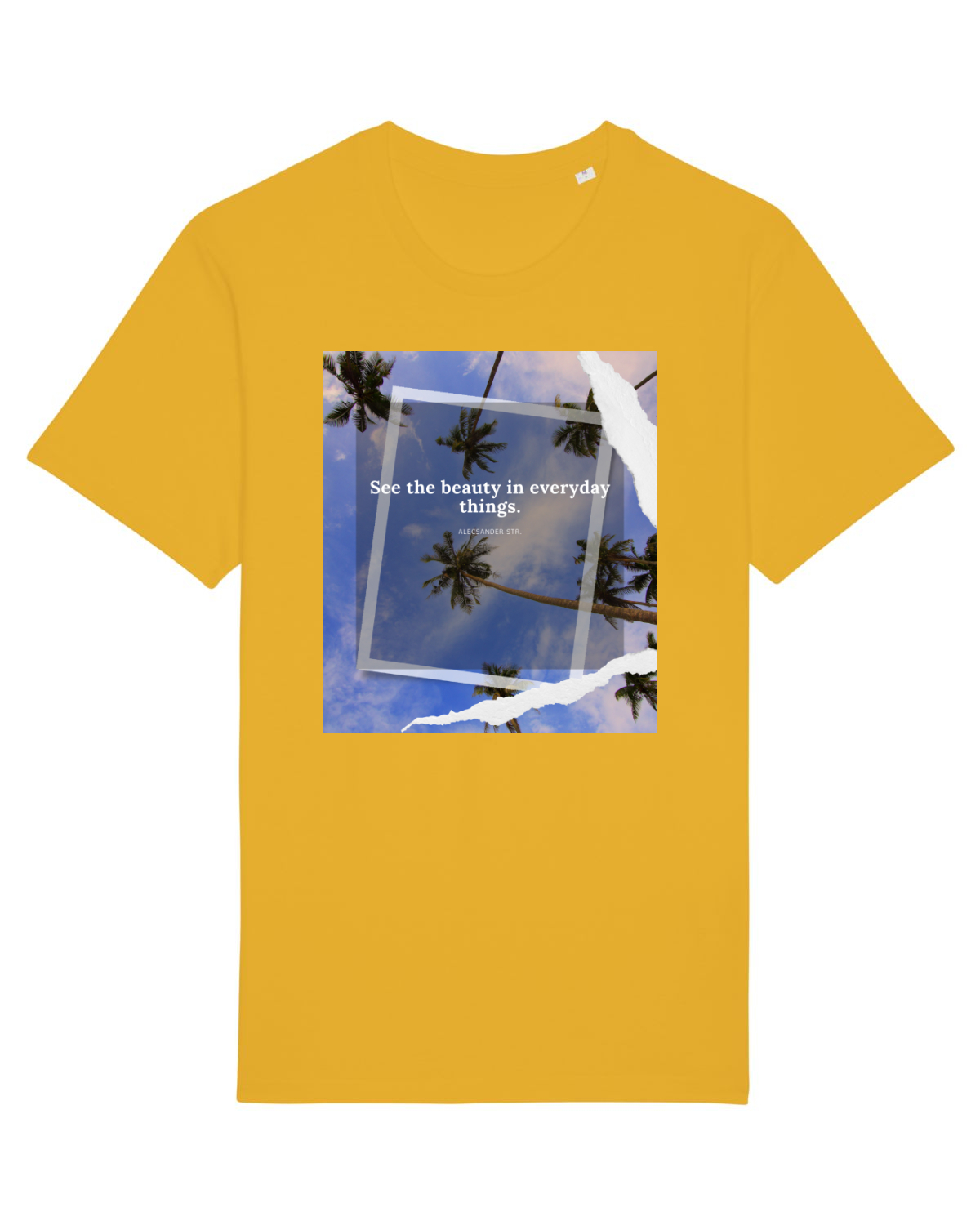 Tricou mânecă scurtă Unisex Rocker Spectra Yellow
