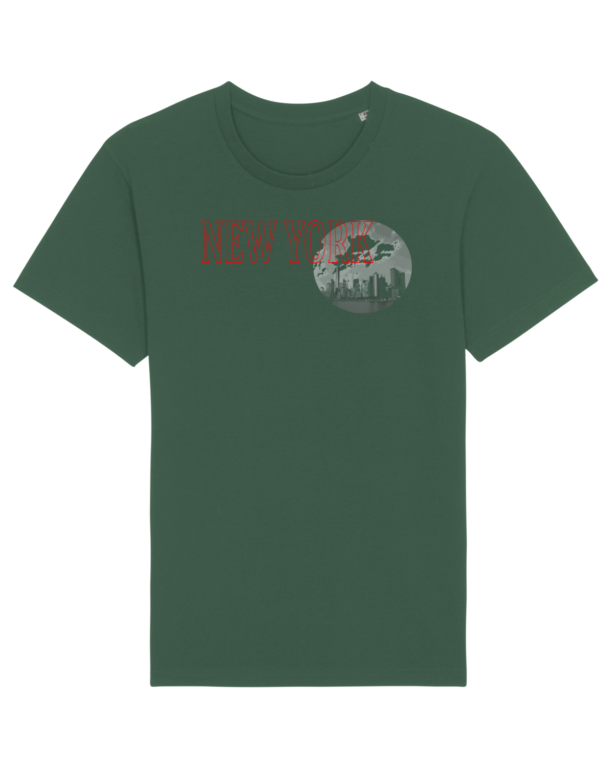 Tricou mânecă scurtă Unisex Rocker Bottle Green