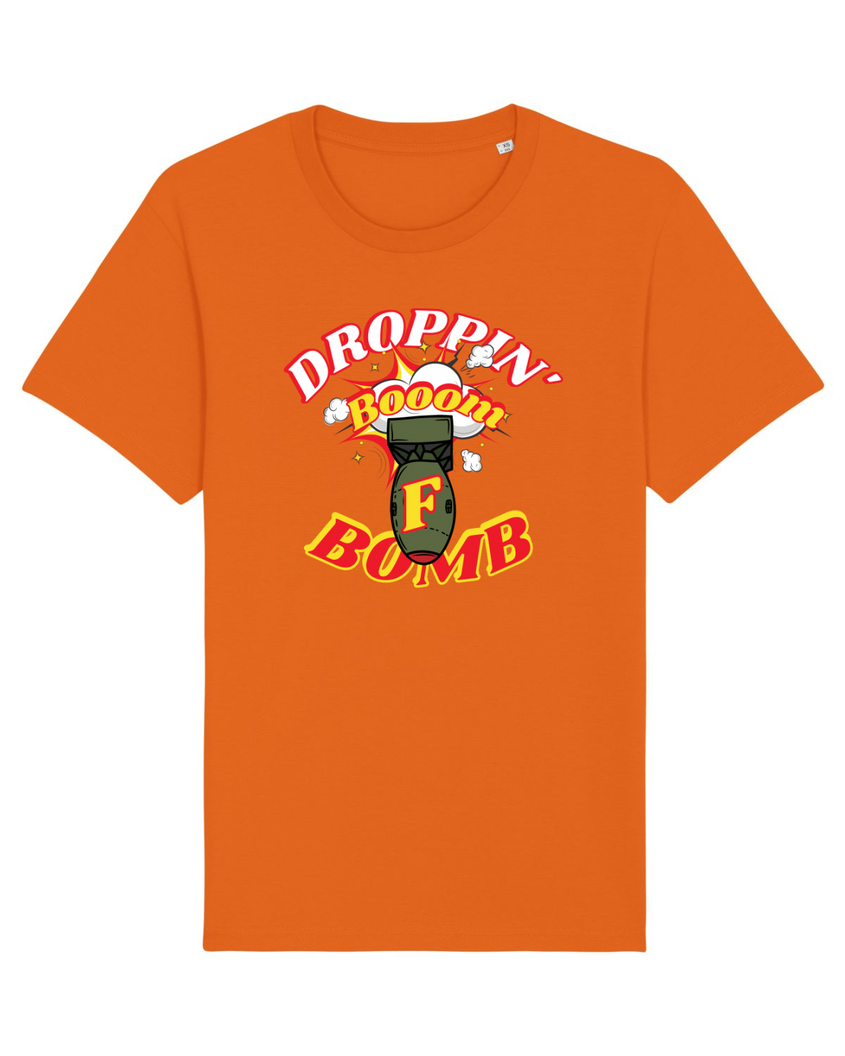 Tricou mânecă scurtă Unisex Rocker Bright Orange