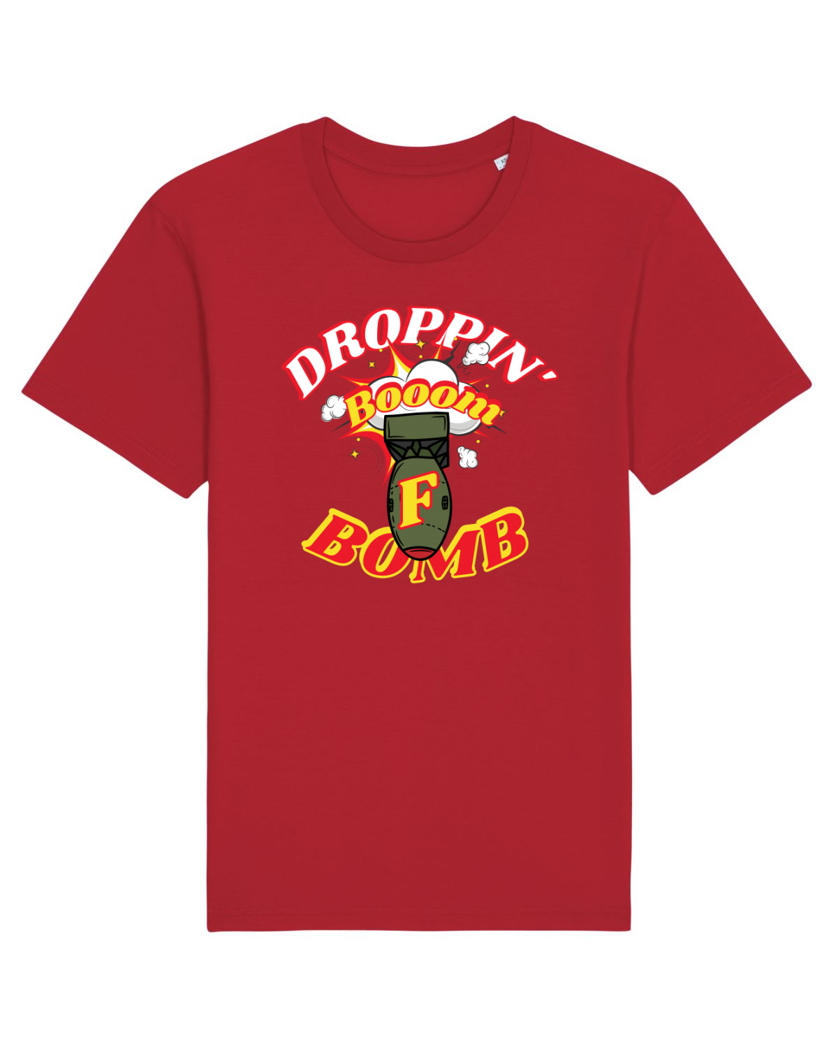Tricou mânecă scurtă Unisex Rocker Red