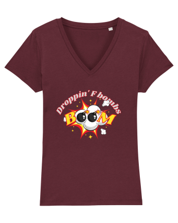 Droppin' The F Bomb Burgundy