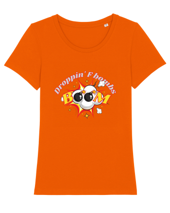 Droppin' The F Bomb Bright Orange