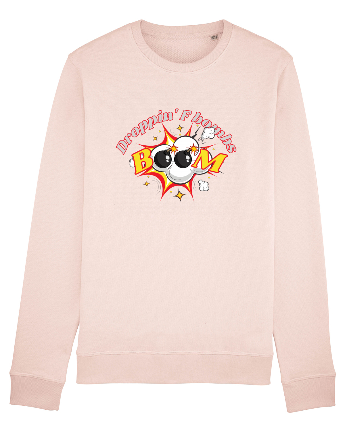 Bluză mânecă lungă Unisex Rise Candy Pink