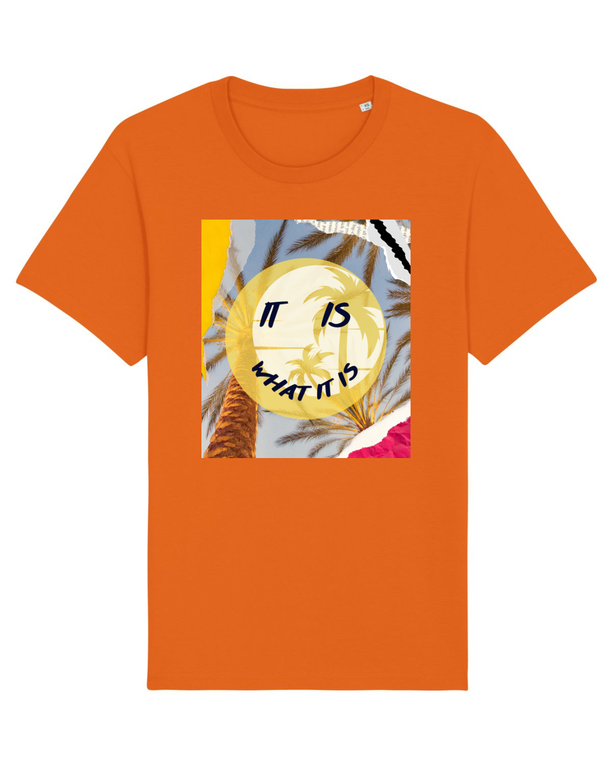 Tricou mânecă scurtă Unisex Rocker Bright Orange
