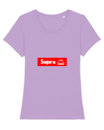 Supra Tricou mânecă scurtă guler larg fitted Damă Expresser