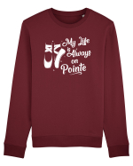 On pointe Bluză mânecă lungă Unisex Rise