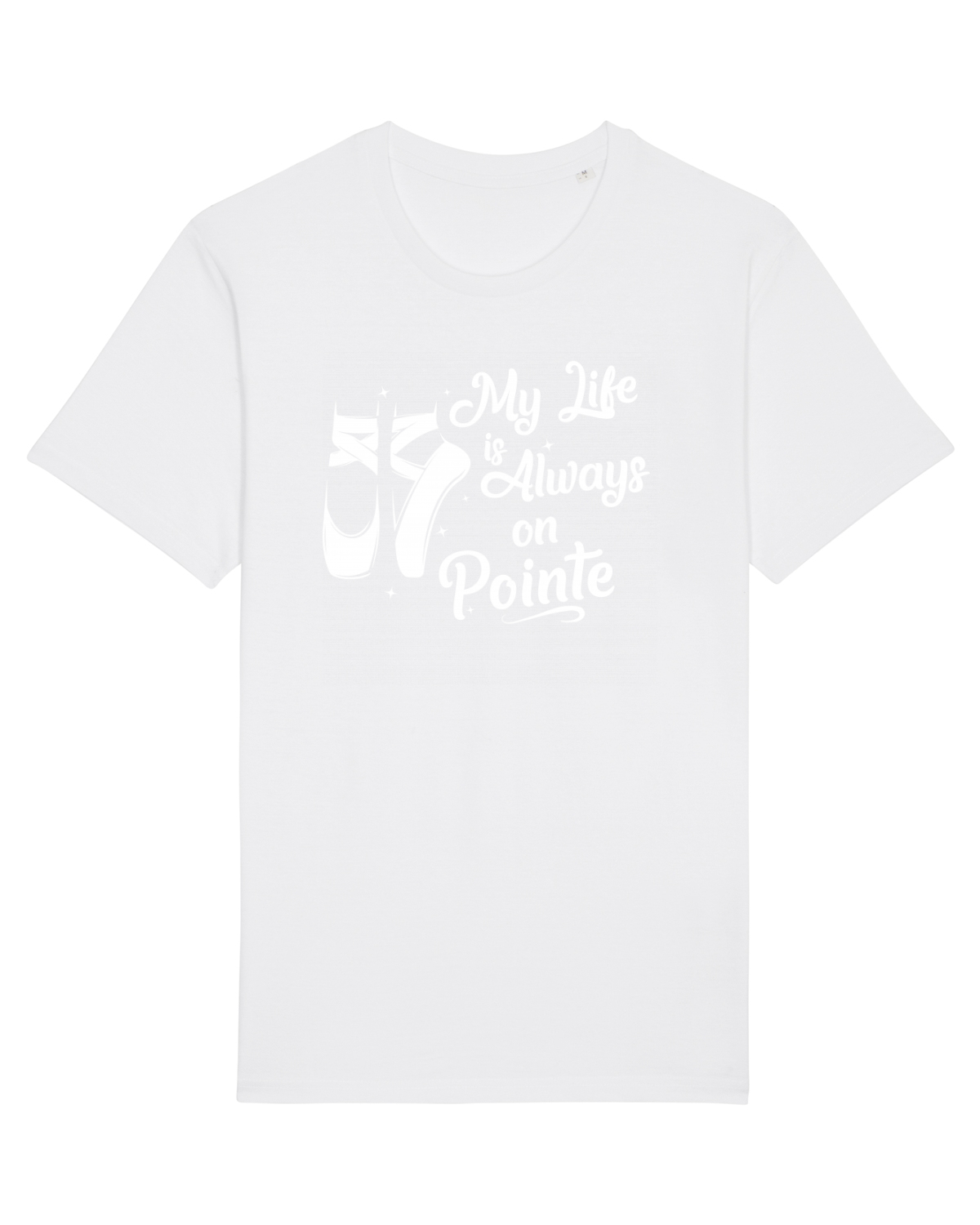 Tricou mânecă scurtă Unisex Rocker White