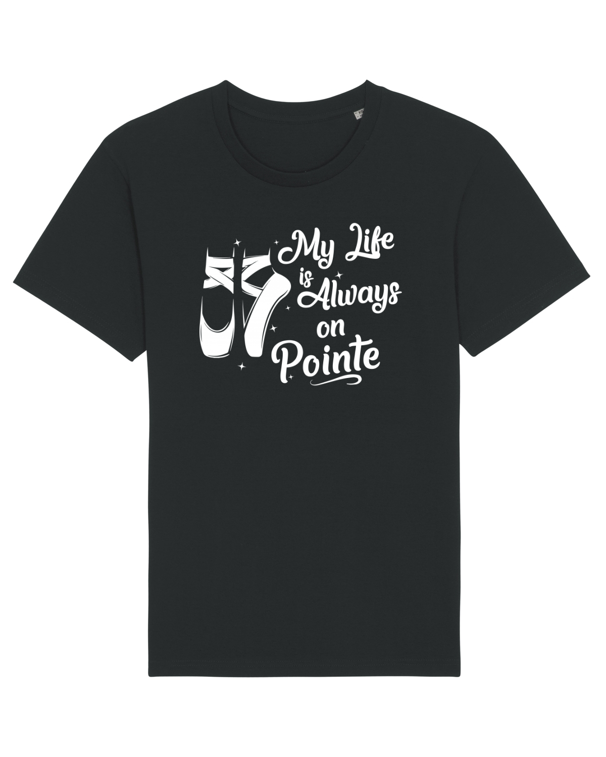 Tricou mânecă scurtă Unisex Rocker Black