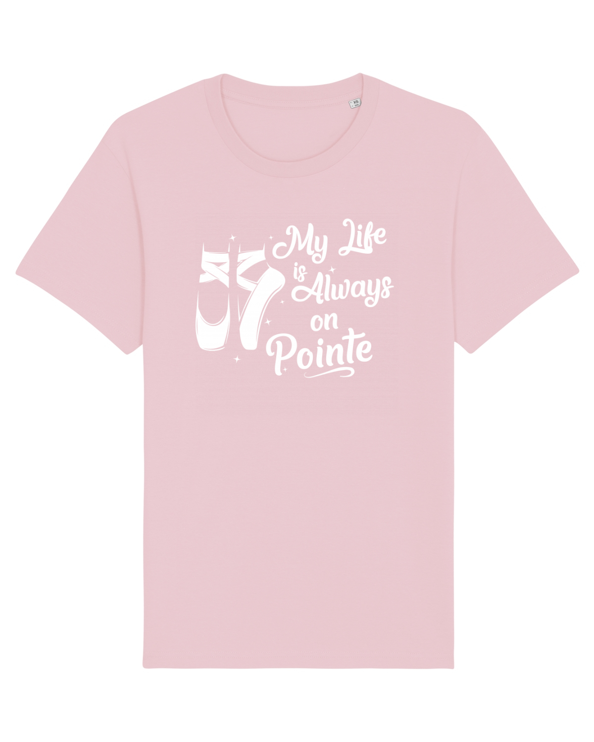 Tricou mânecă scurtă Unisex Rocker Cotton Pink