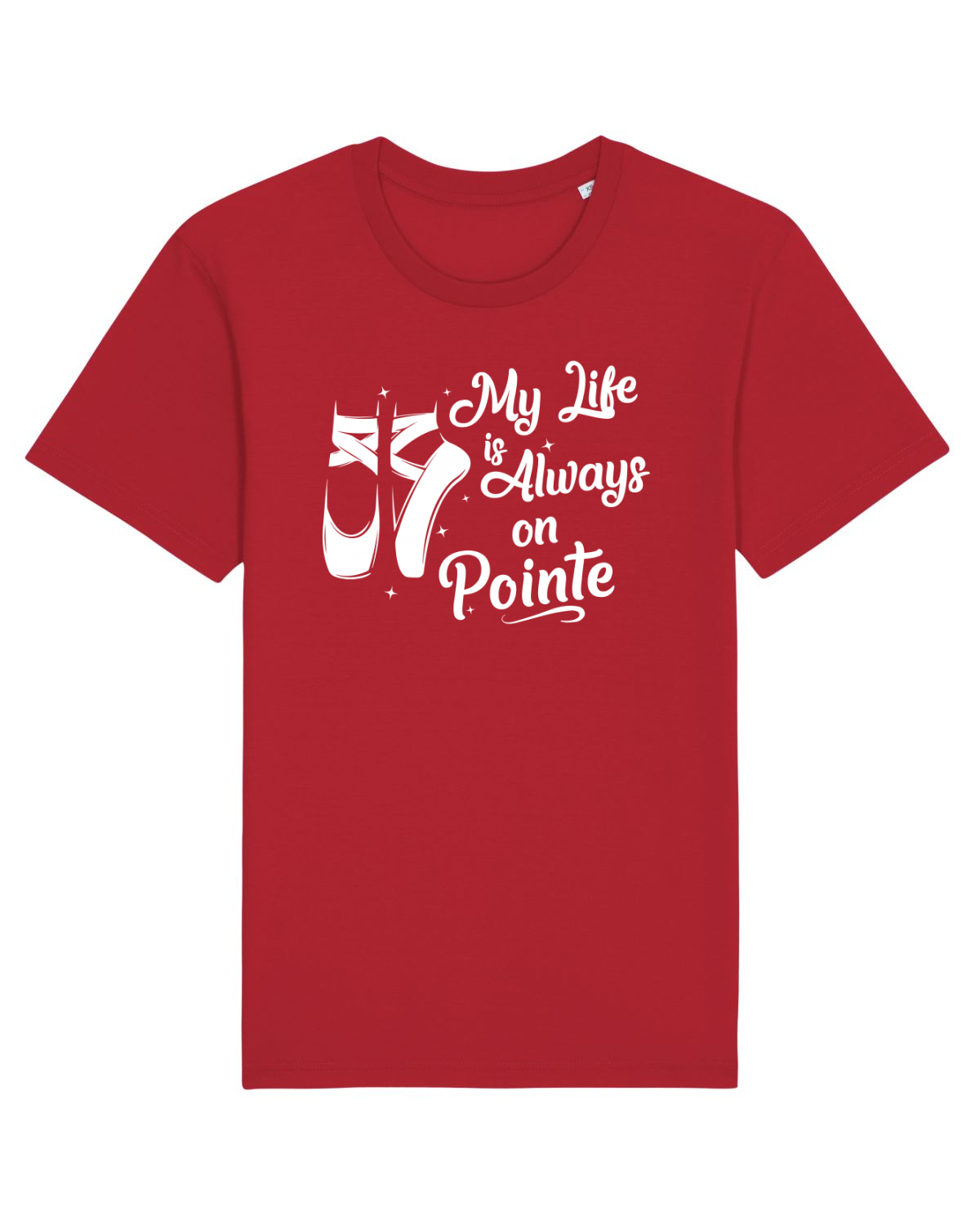 Tricou mânecă scurtă Unisex Rocker Red