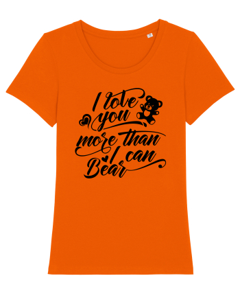 I love you more Bright Orange