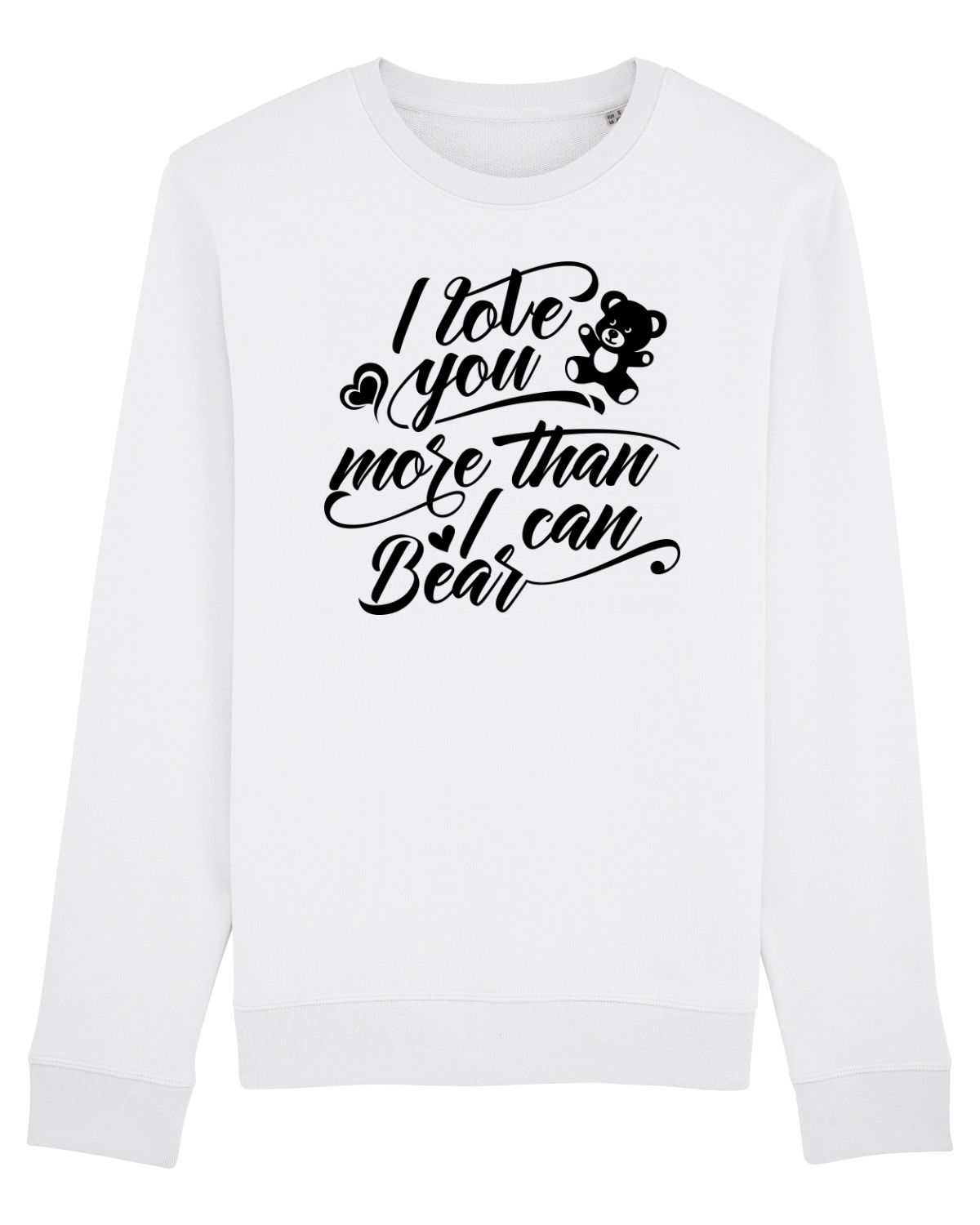 Bluză mânecă lungă Unisex Rise White