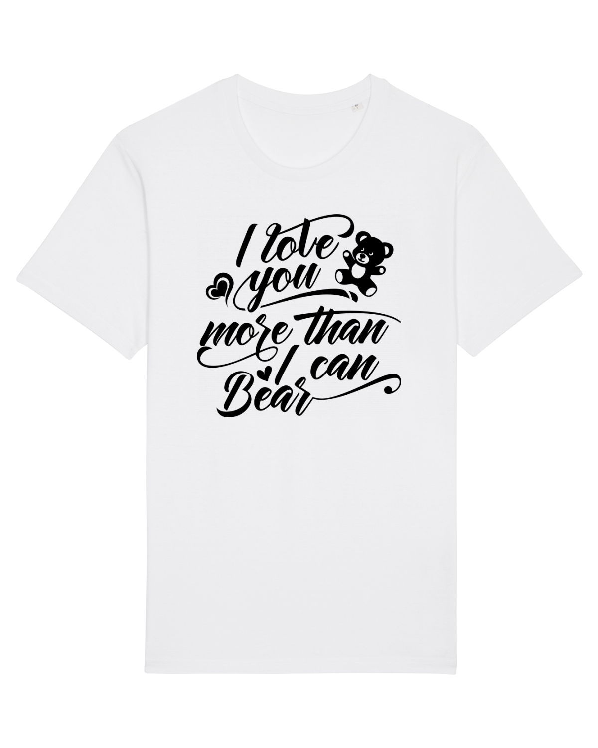 Tricou mânecă scurtă Unisex Rocker White