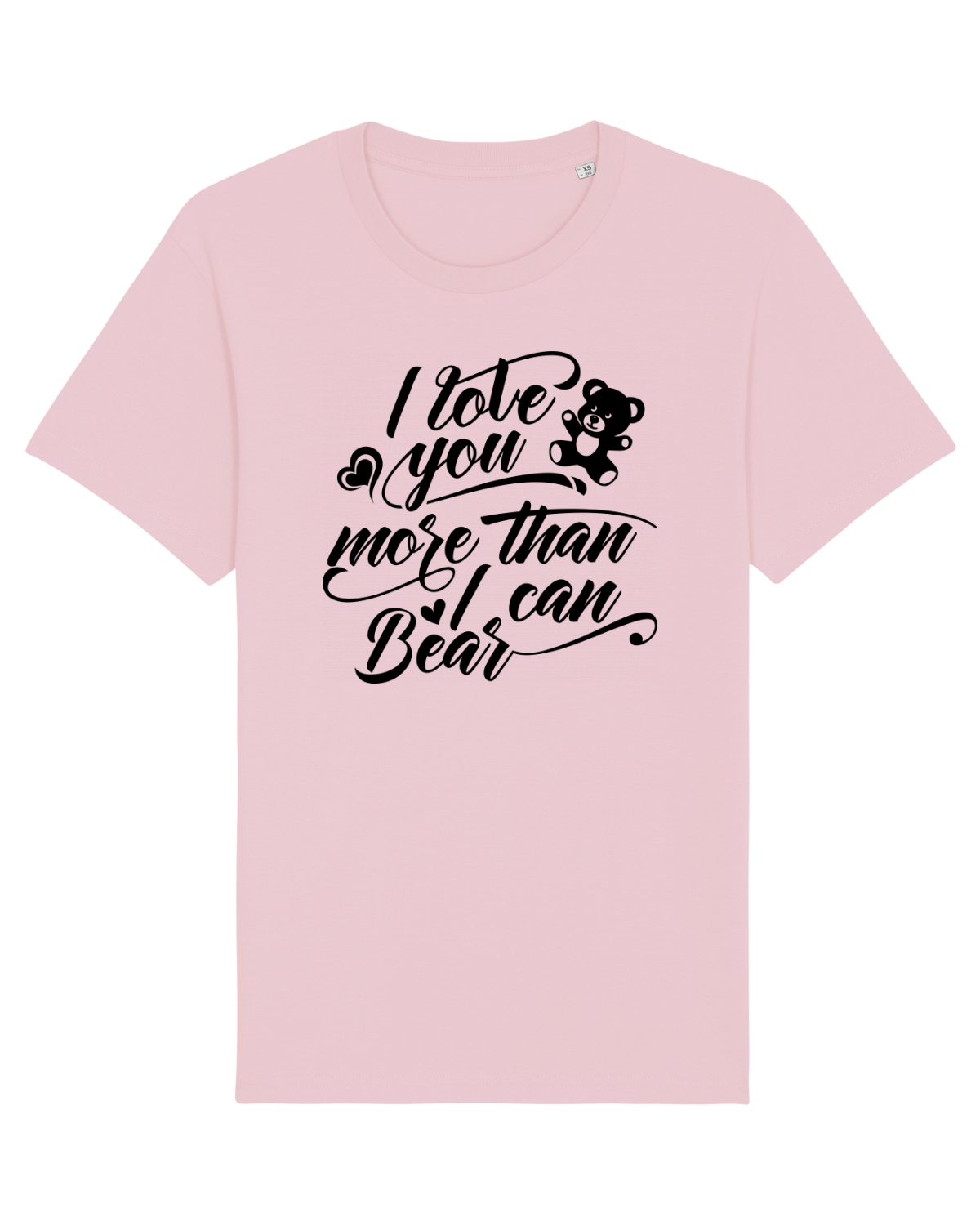 Tricou mânecă scurtă Unisex Rocker Cotton Pink