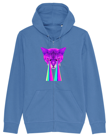 Retro Cat Bright Blue