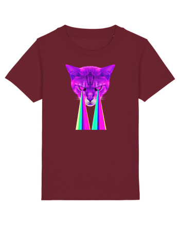 Retro Cat Burgundy