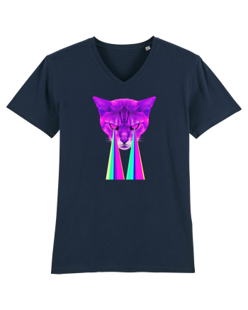 Retro Cat French Navy
