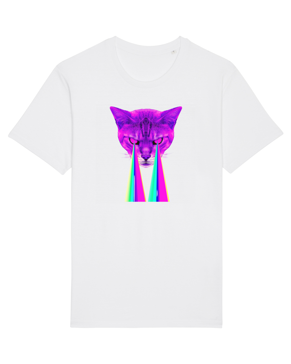 Tricou mânecă scurtă Unisex Rocker White