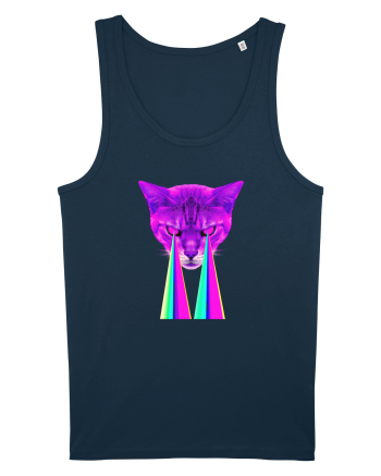 Retro Cat Navy