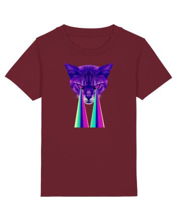 Retro Cat Burgundy