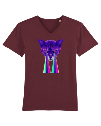 Retro Cat Burgundy