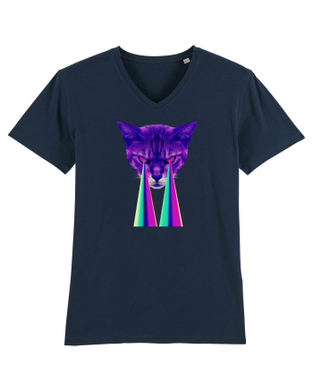Retro Cat French Navy