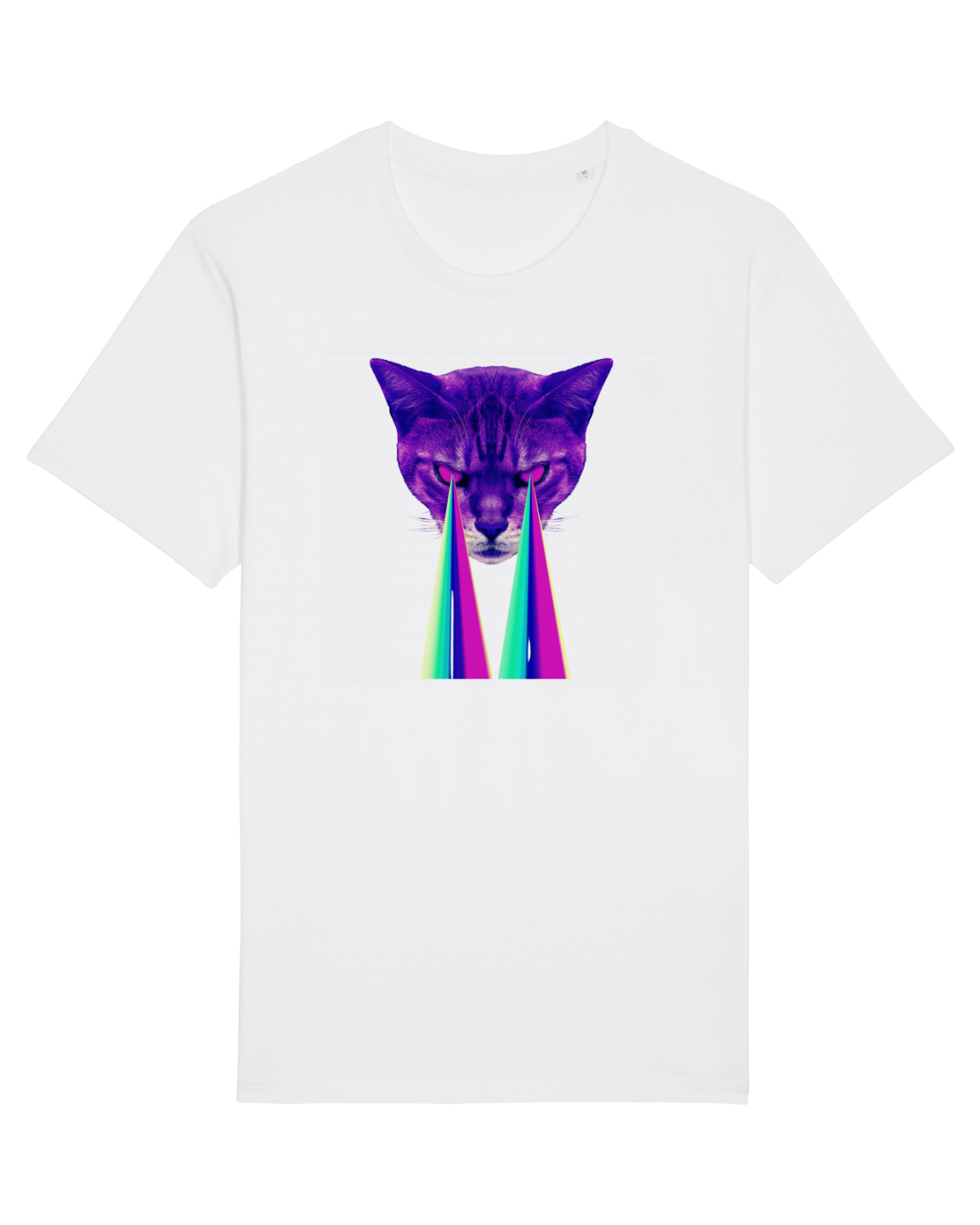 Tricou mânecă scurtă Unisex Rocker White