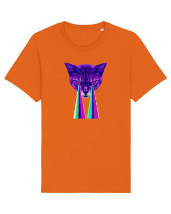 Retro Cat Bright Orange