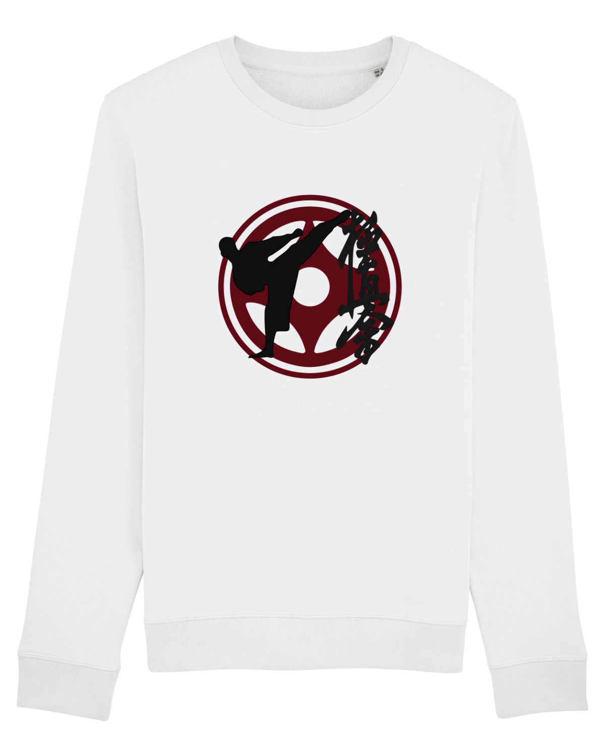 Bluză mânecă lungă Unisex Rise White
