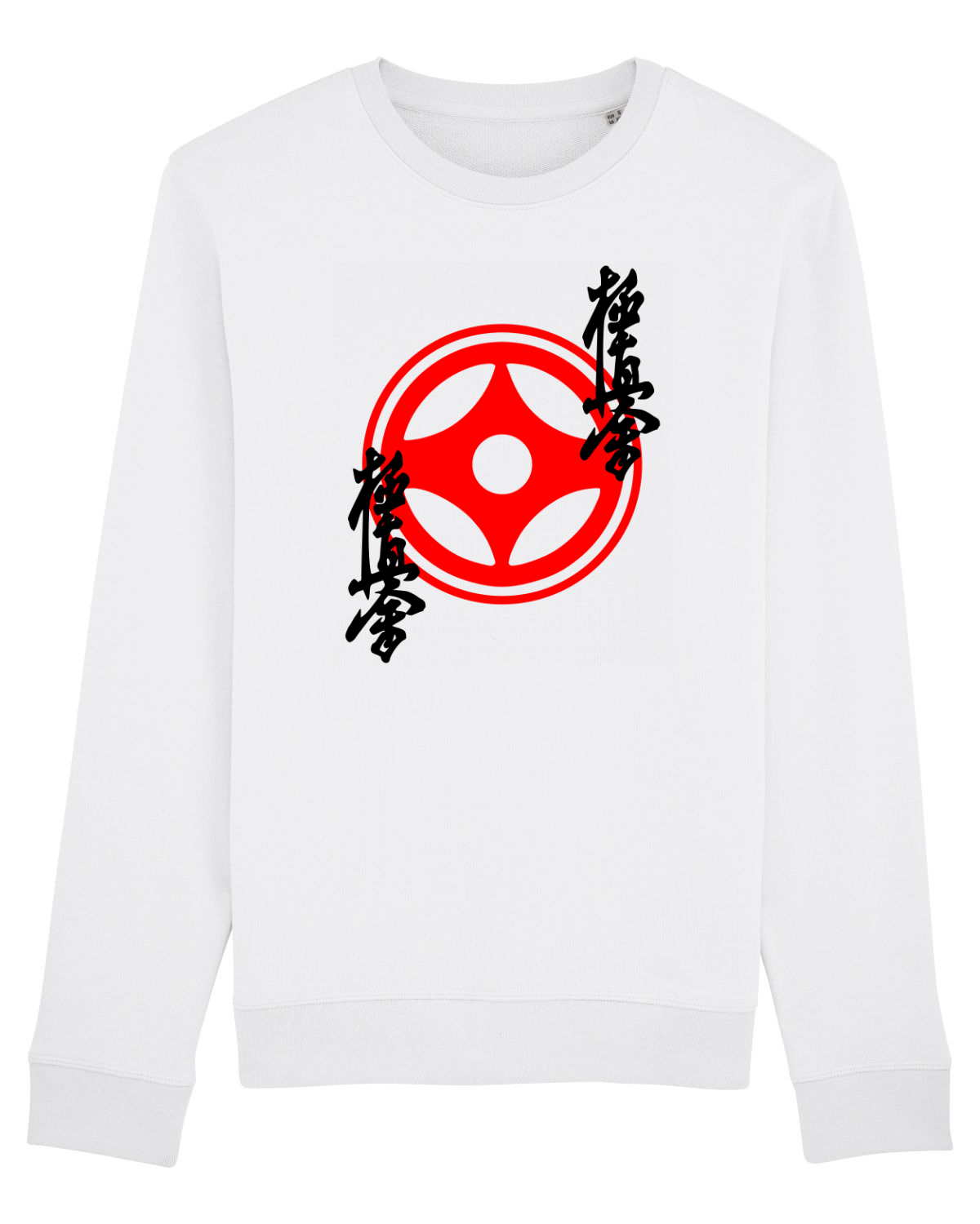 Bluză mânecă lungă Unisex Rise White