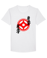 Kyokushin Karate  Tricou mânecă scurtă guler larg Bărbat Skater