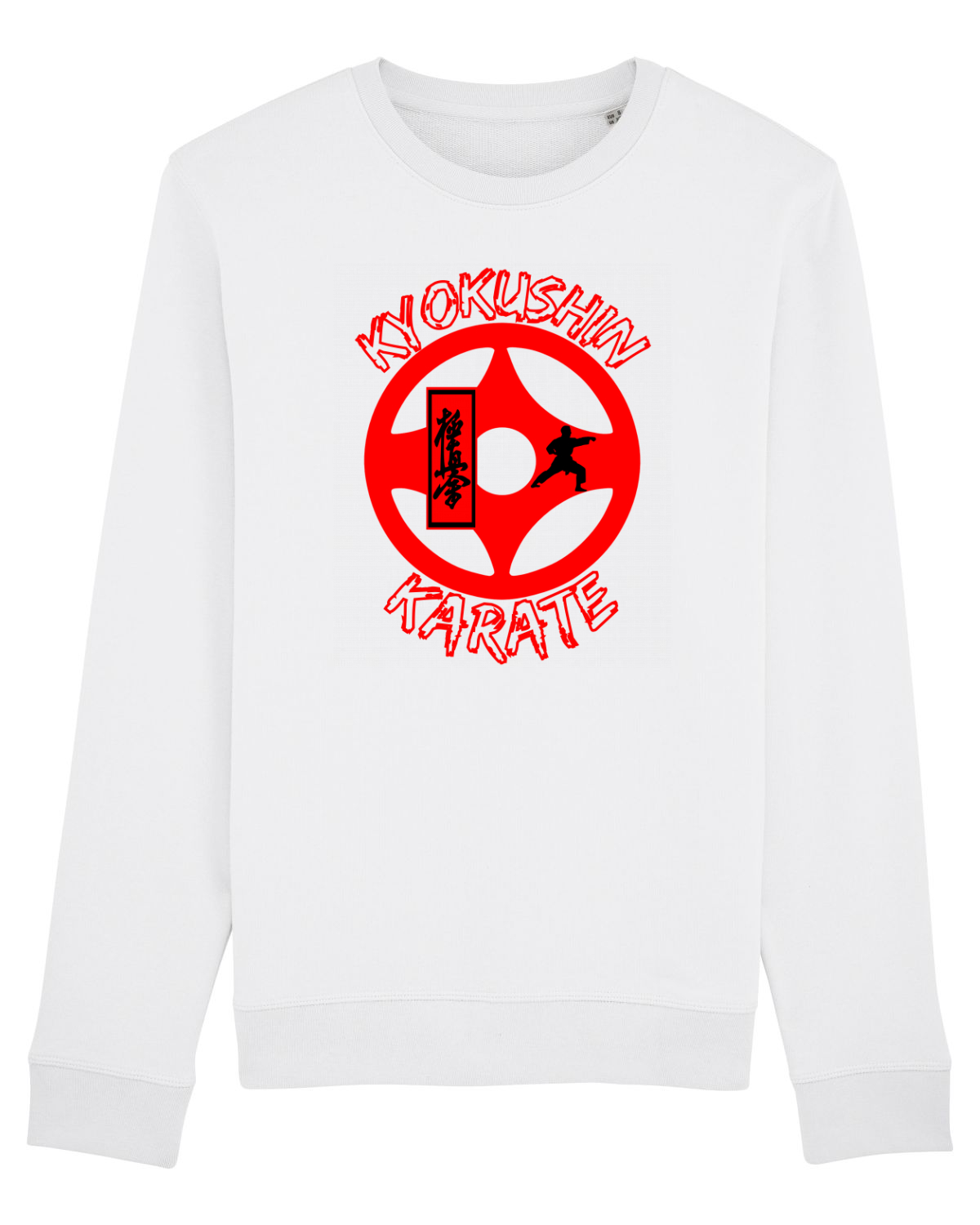Bluză mânecă lungă Unisex Rise White