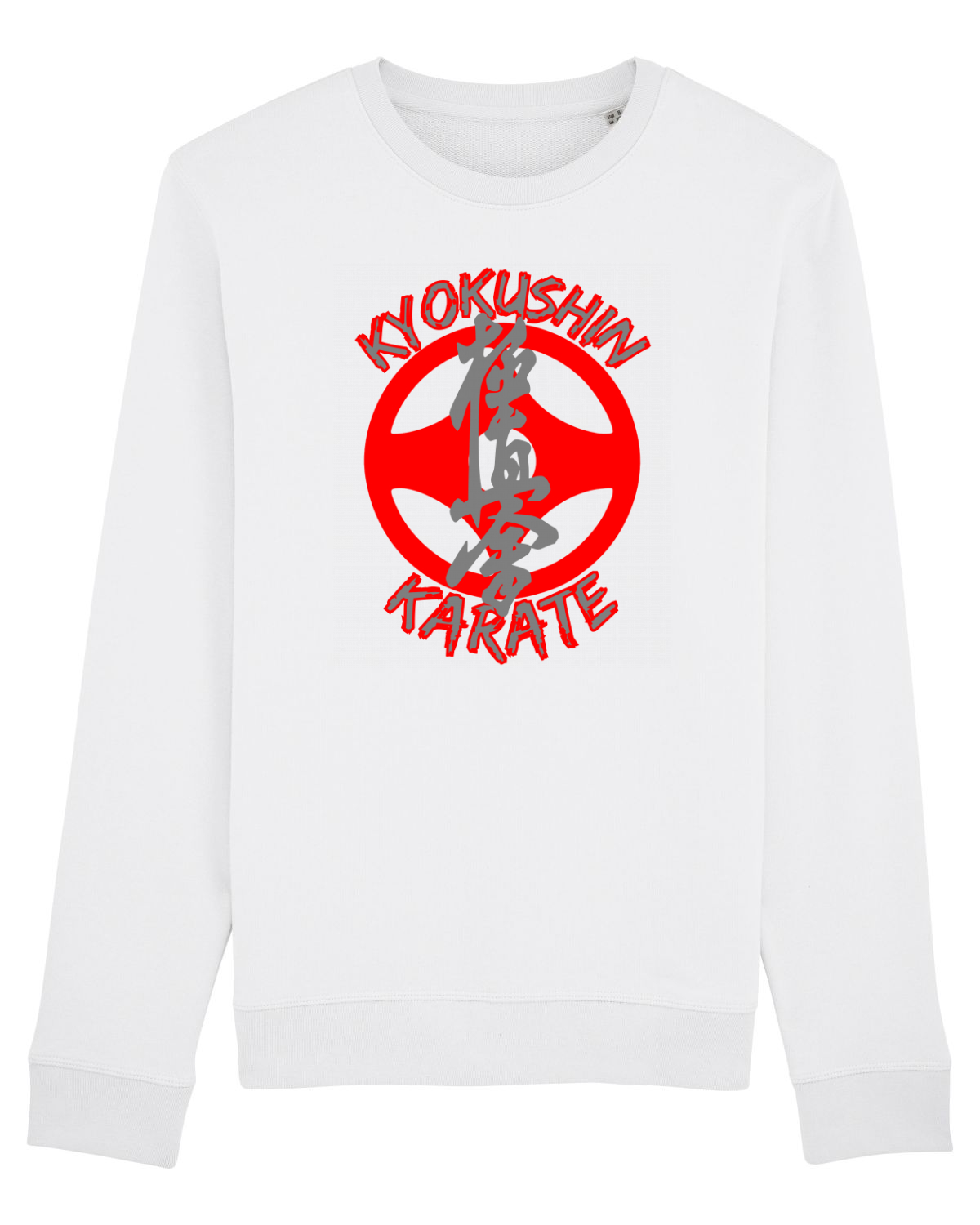 Bluză mânecă lungă Unisex Rise White