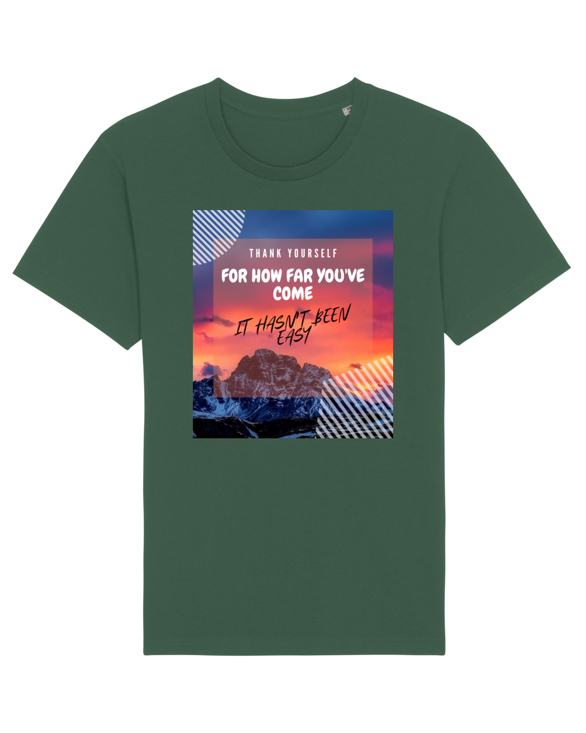Tricou mânecă scurtă Unisex Rocker Bottle Green