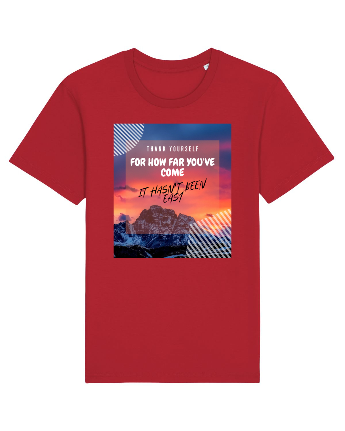 Tricou mânecă scurtă Unisex Rocker Red