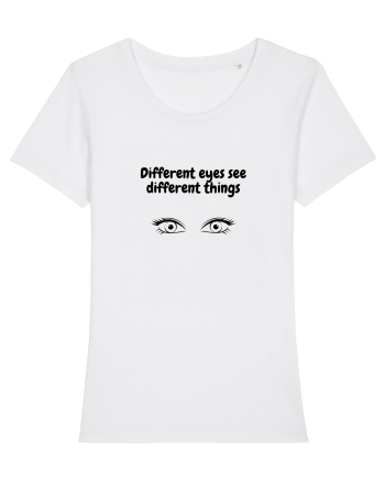Different eyes see different things White