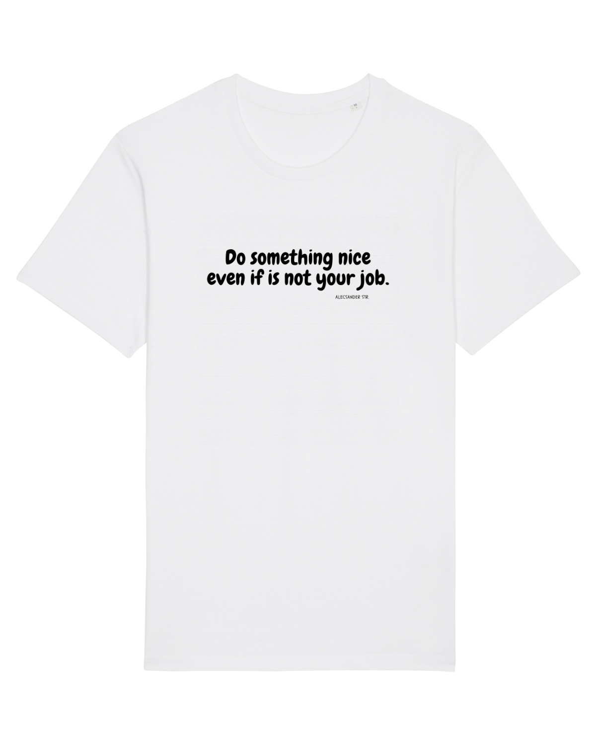 Tricou mânecă scurtă Unisex Rocker White