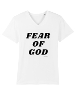 Fear of God Tricou mânecă scurtă guler V Bărbat Presenter