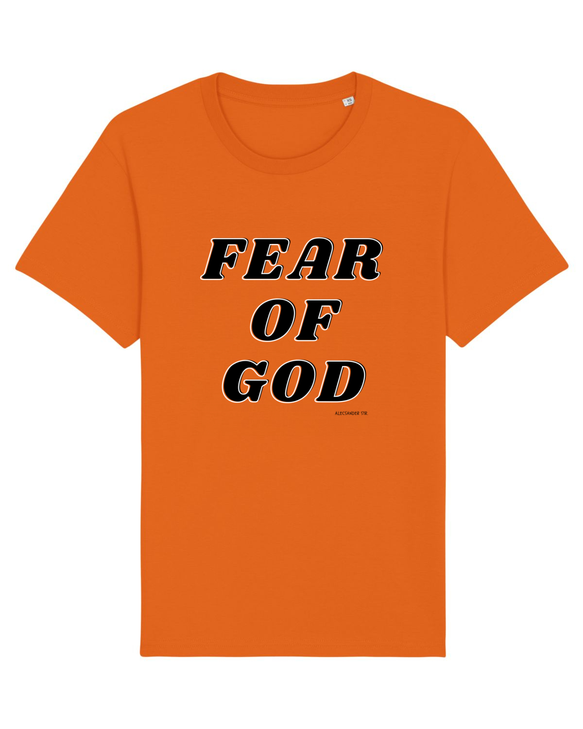Tricou mânecă scurtă Unisex Rocker Bright Orange