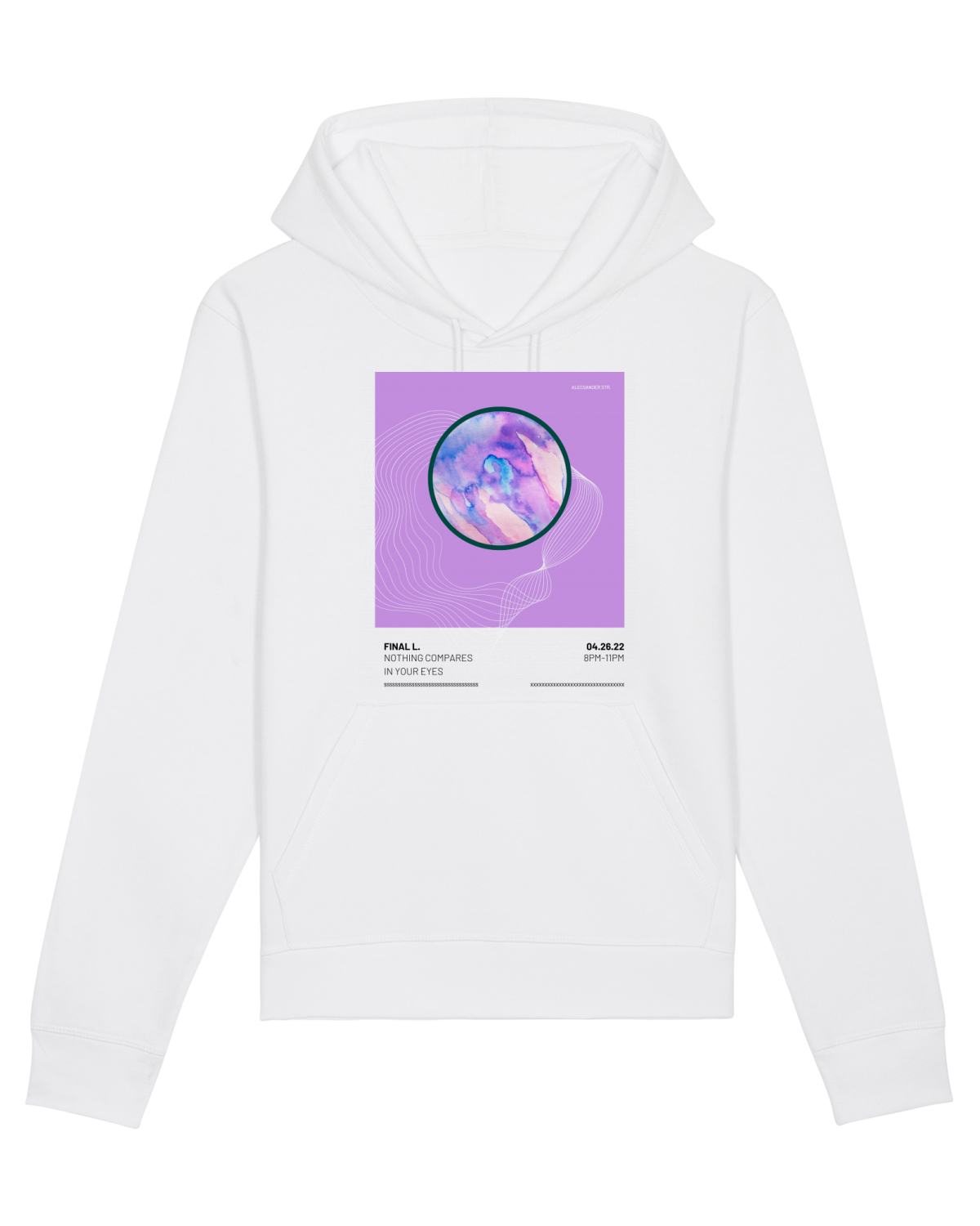 Hanorac Unisex Drummer White