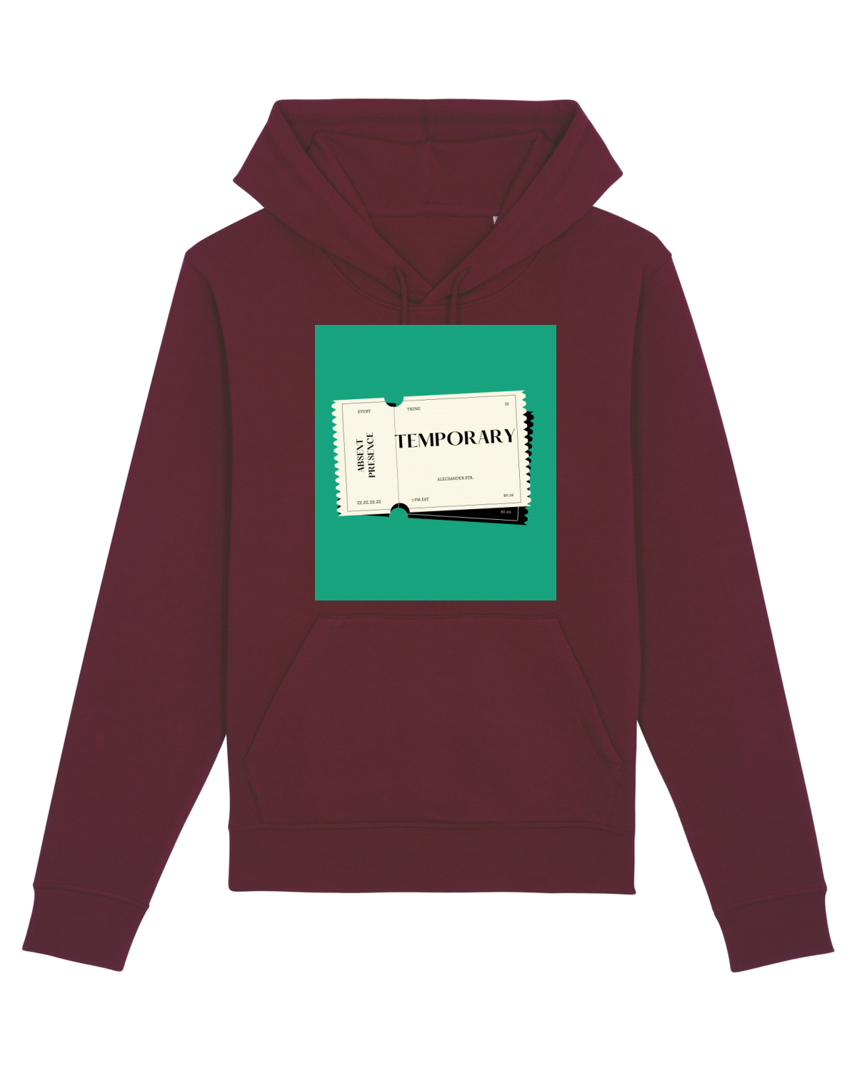 Hanorac Unisex Drummer Burgundy