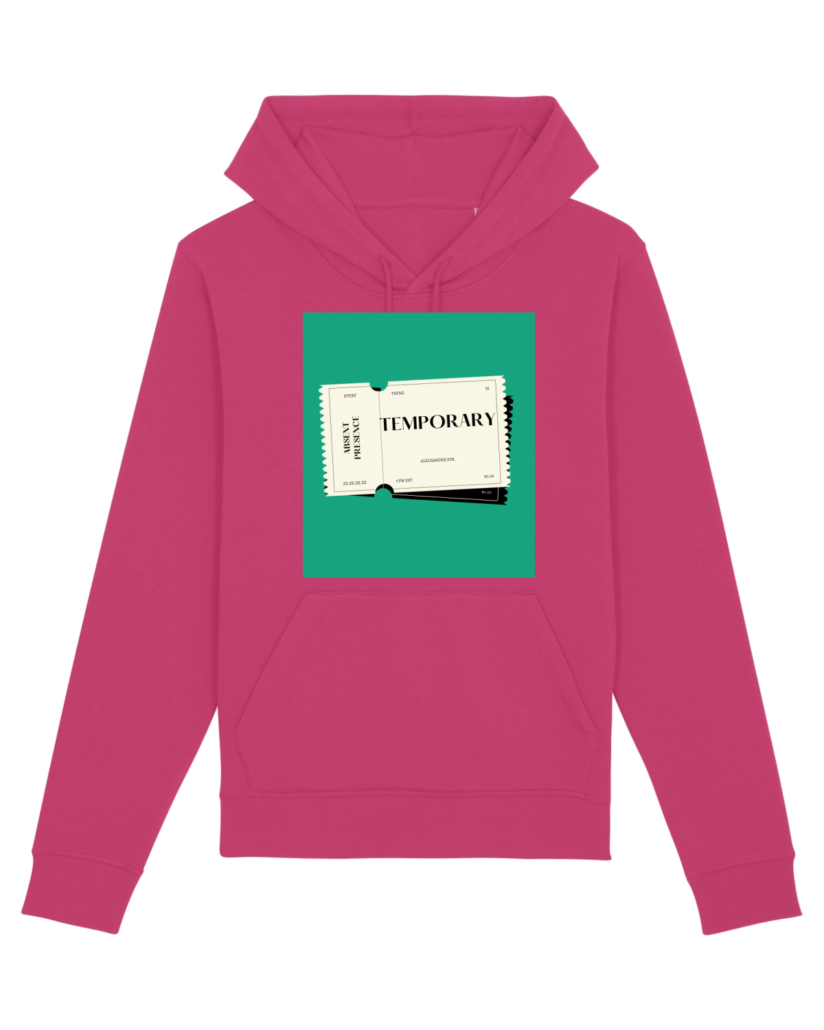 Hanorac Unisex Drummer Raspberry