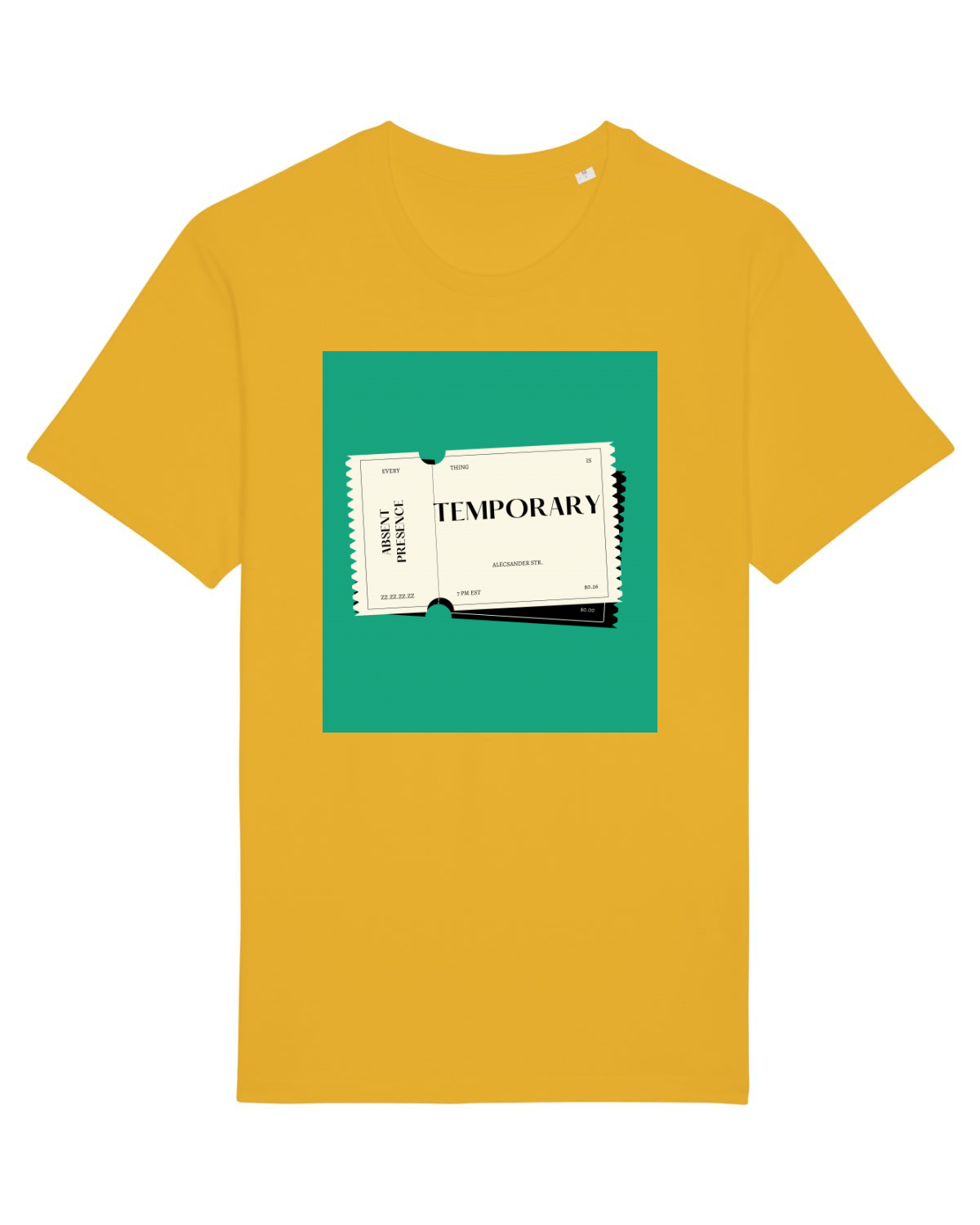 Tricou mânecă scurtă Unisex Rocker Spectra Yellow