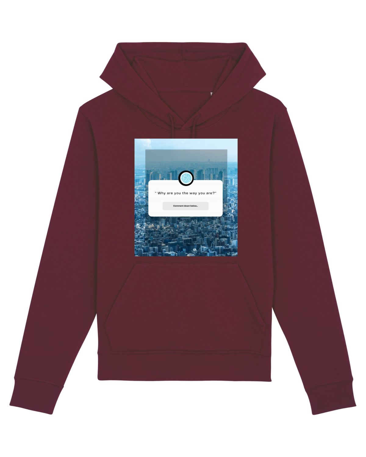 Hanorac Unisex Drummer Burgundy