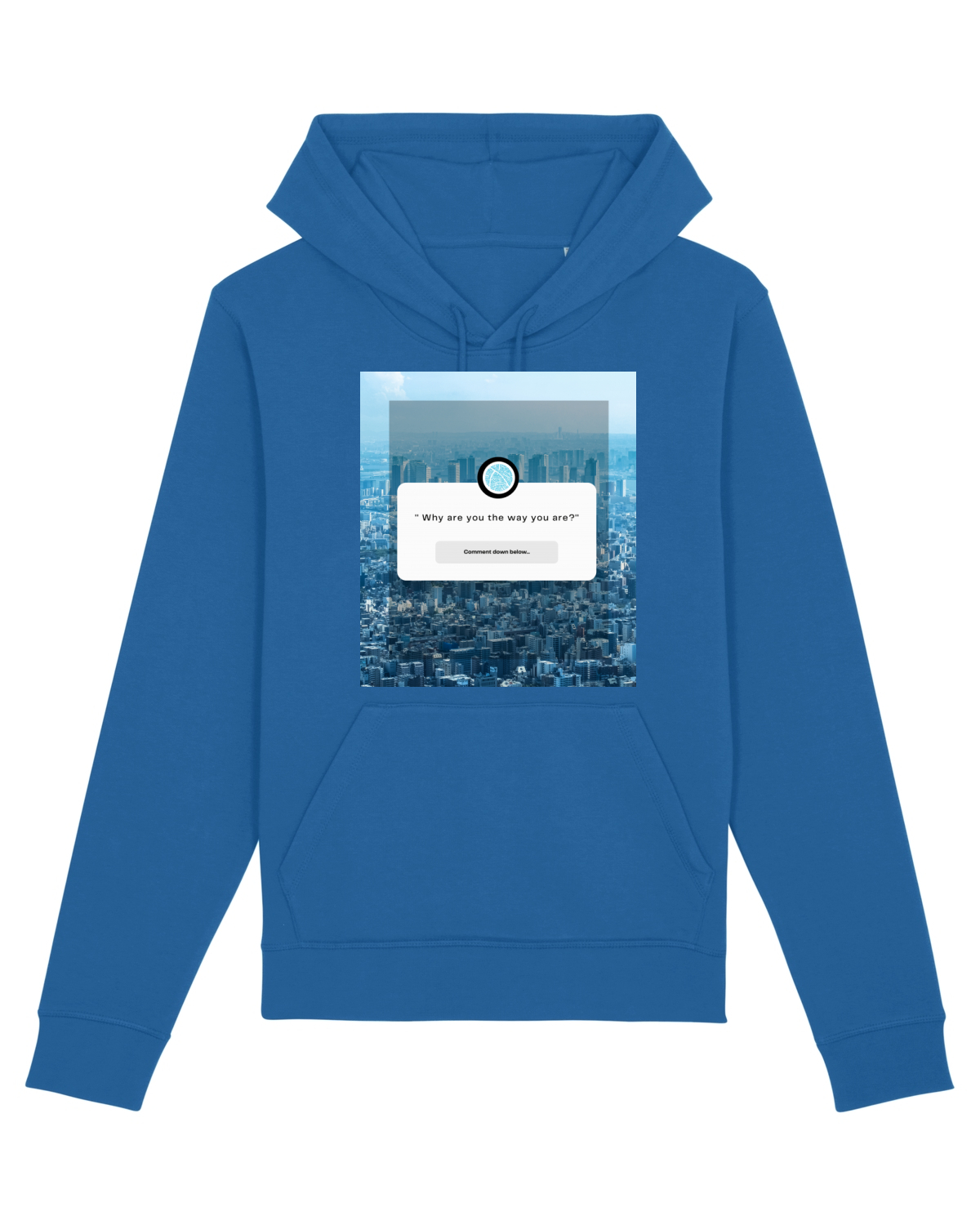 Hanorac Unisex Drummer Royal Blue