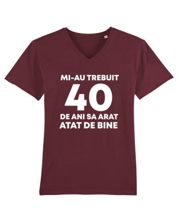 40 DE ANI Burgundy