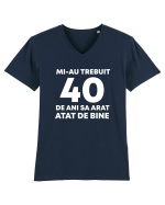 40 DE ANI Tricou mânecă scurtă guler V Bărbat Presenter
