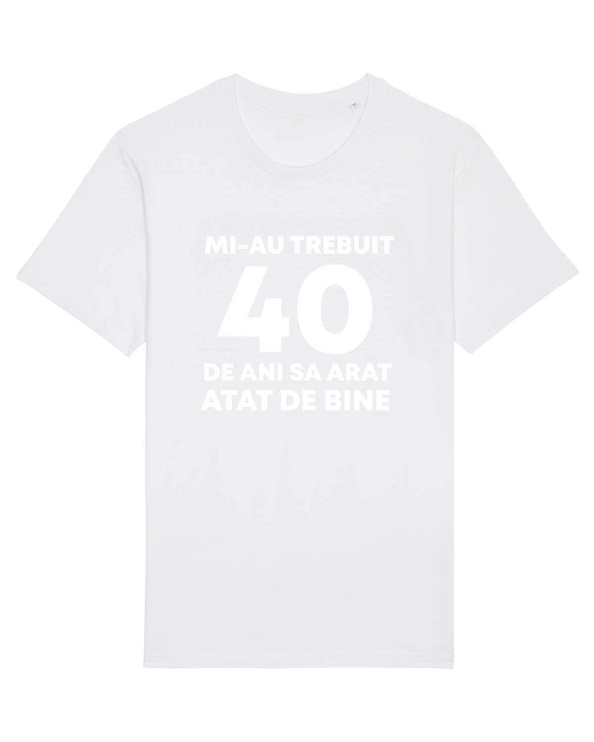 Tricou mânecă scurtă Unisex Rocker White